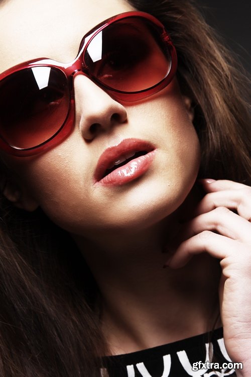 Amazing SS - Fashion woman in sunglasses, 25xJPGs