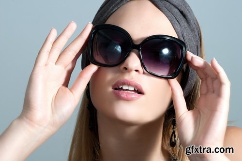 Amazing SS - Fashion woman in sunglasses, 25xJPGs