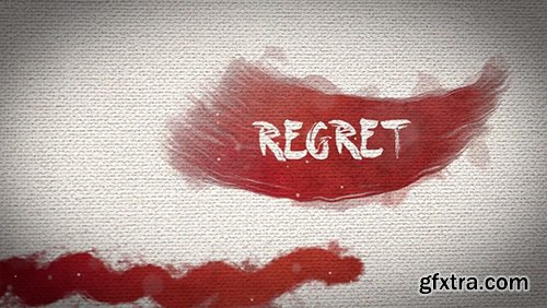 Videohive Regret - A Paint and Canvas Template 5481373