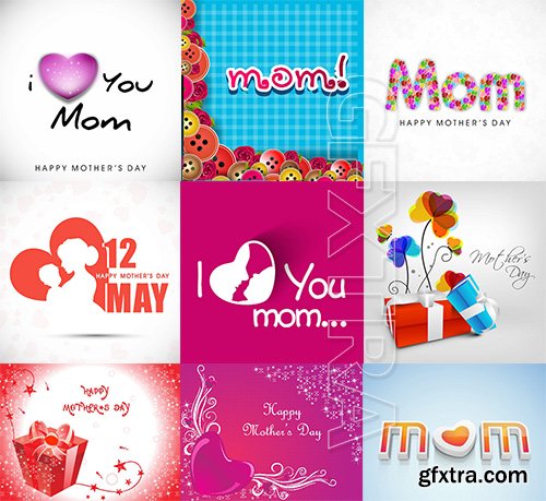 Vectorious Mothers Day Vector Collection 2