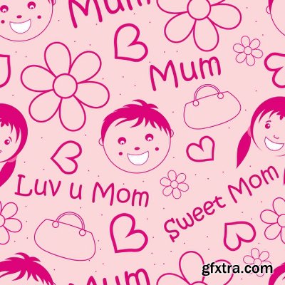 Vectorious Mothers Day Vector Collection 2