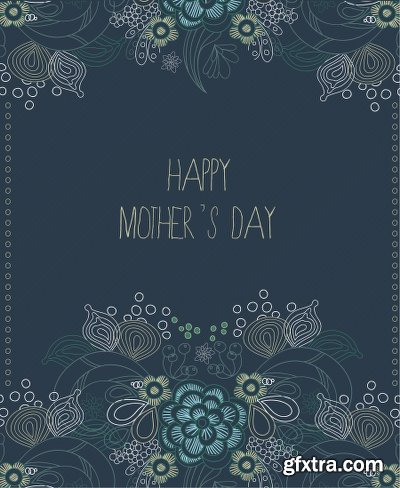 Vectorious Mothers Day Vector Collection 2