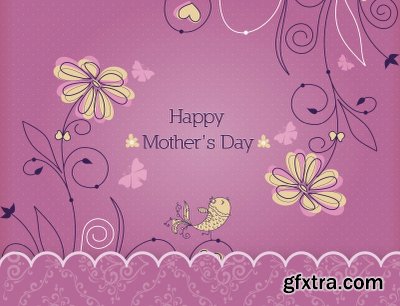 Vectorious Mothers Day Vector Collection 2