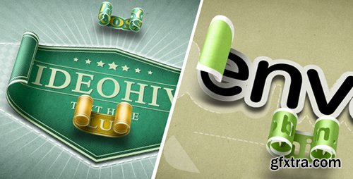 Videohive Unwrapping 3D Stickers Labels & Titles 6475406