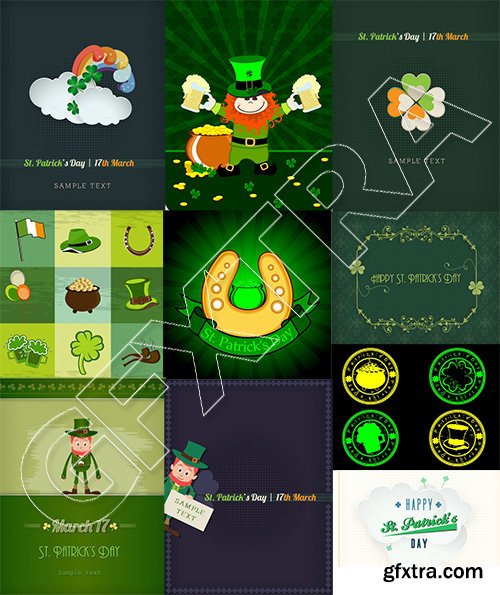 Vectorious Patricks Day Vector Collection 1