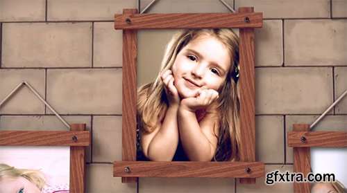 VideoHive Fireplace Warm Photo Memories 5875425