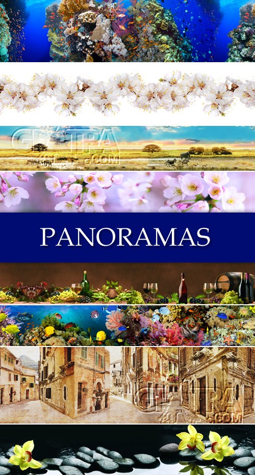 Stock Photo - Various Nature Panoramas