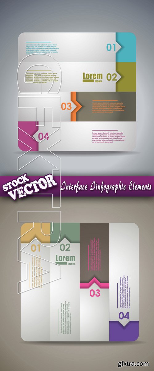 Stock Vector - Interface Iinfographic Elements