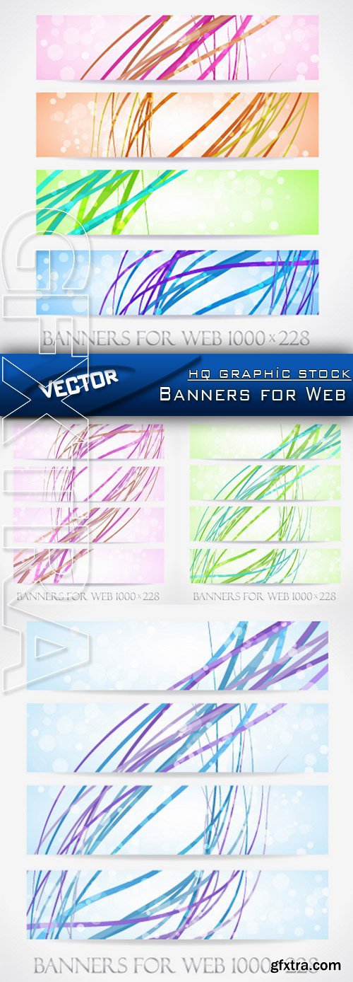 Stock Vector - Banners for Web