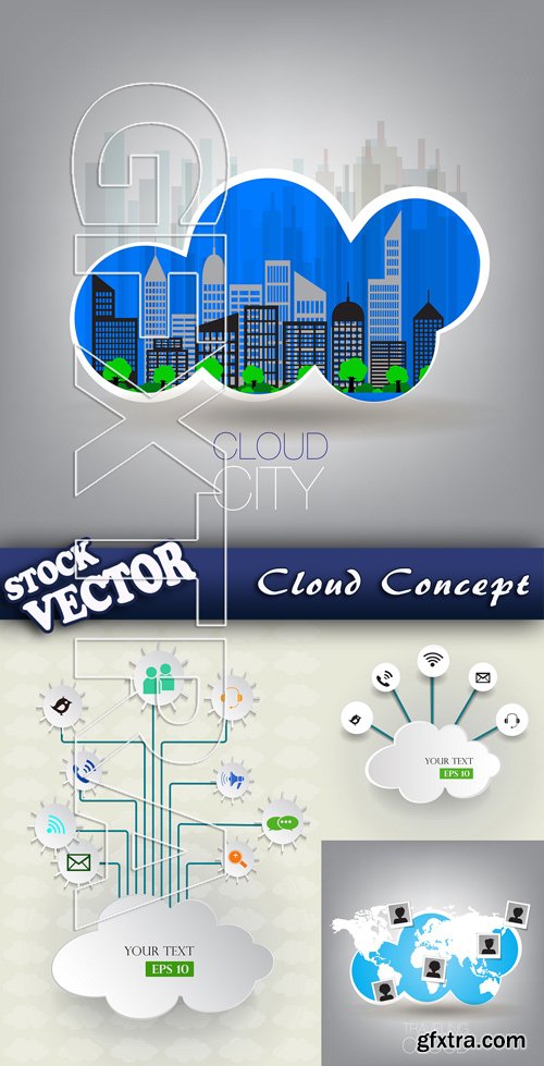 Stock Vector - Cloud Concept