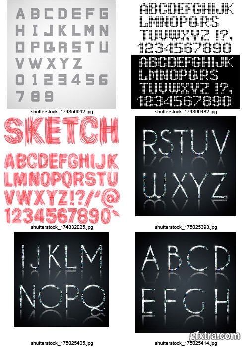 Amazing SS - Alphabets 5, 25xEPS