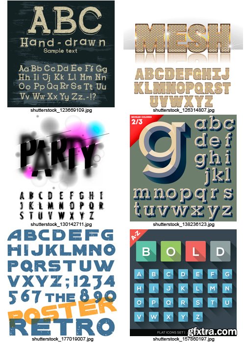 Amazing SS - Alphabets 5, 25xEPS