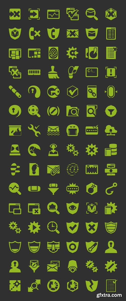 Android Security Icon Set