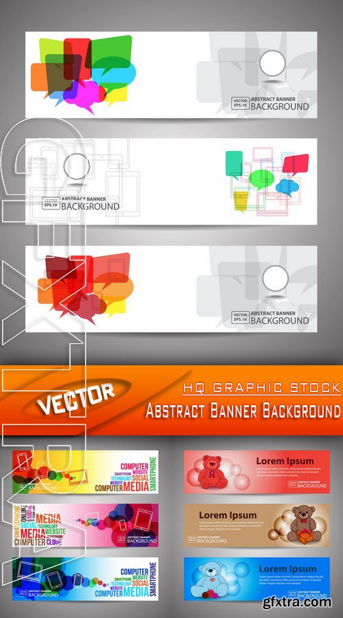 Stock Vector - Abstract Banner Background