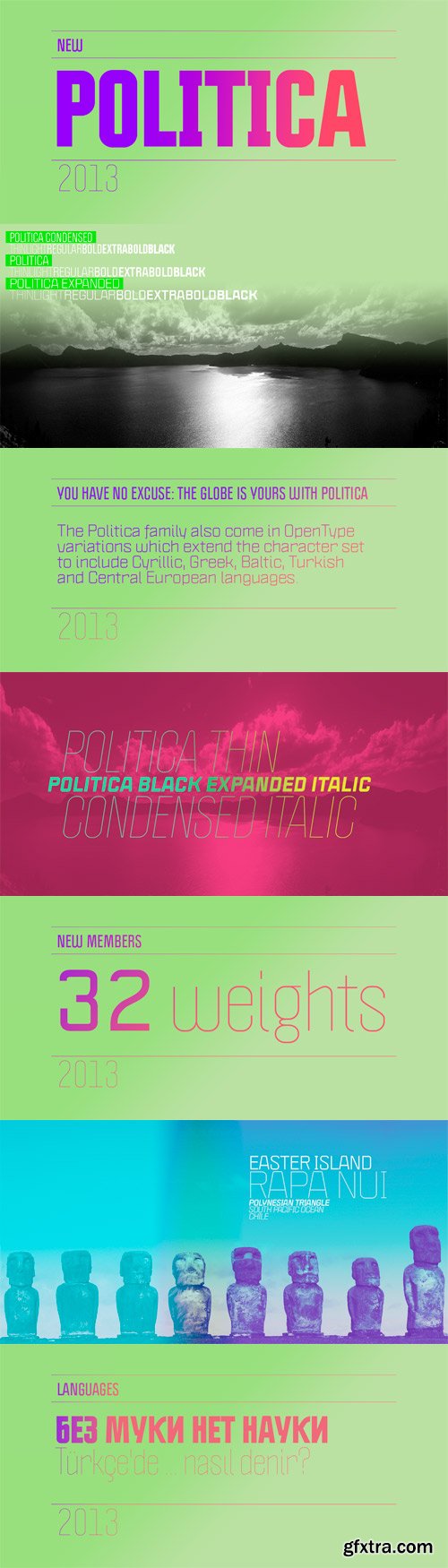 Politica Font Family - 36 Fonts for $429!