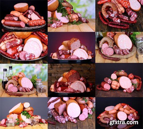 Different sausages, 25xJpg