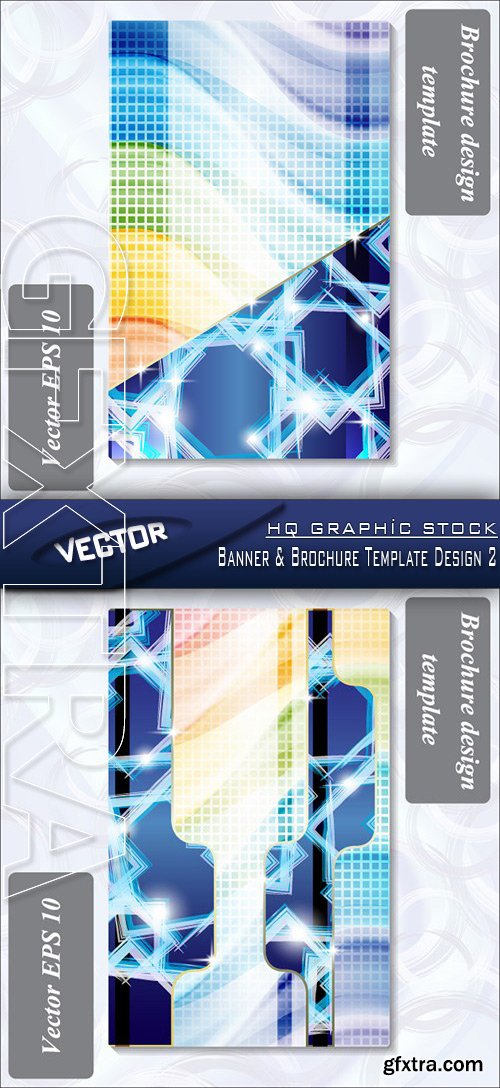 Stock Vector - Banner & Brochure Template Design 2