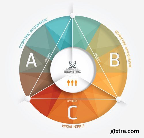 Abstract Infographics - 25x JPEGs