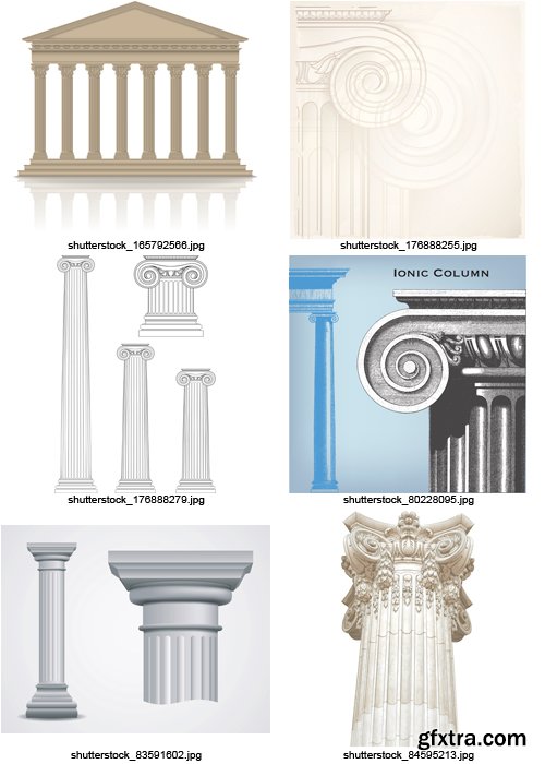 Amazing SS - Ancient Columns, 25xEPS