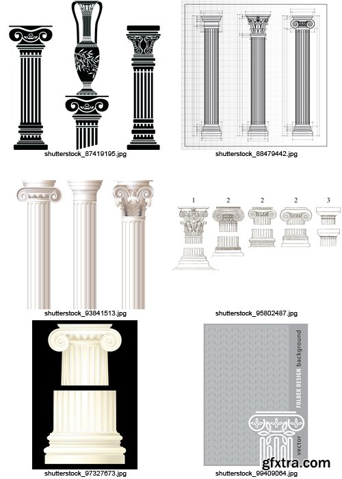 Amazing SS - Ancient Columns, 25xEPS