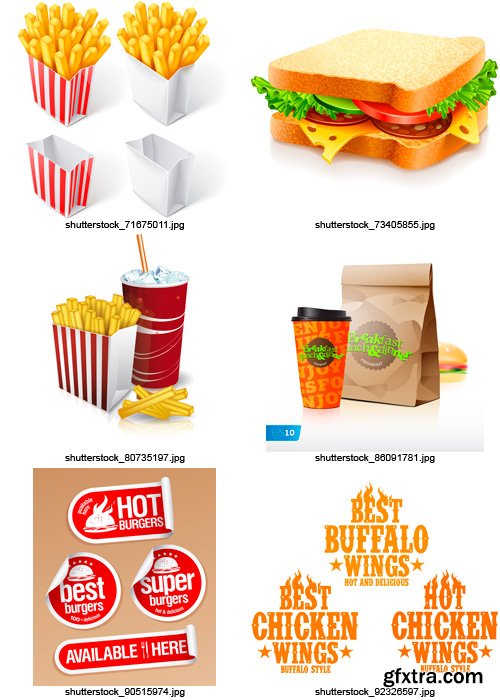 Amazing SS - Fast Food Design (vol.2), 25xEPS