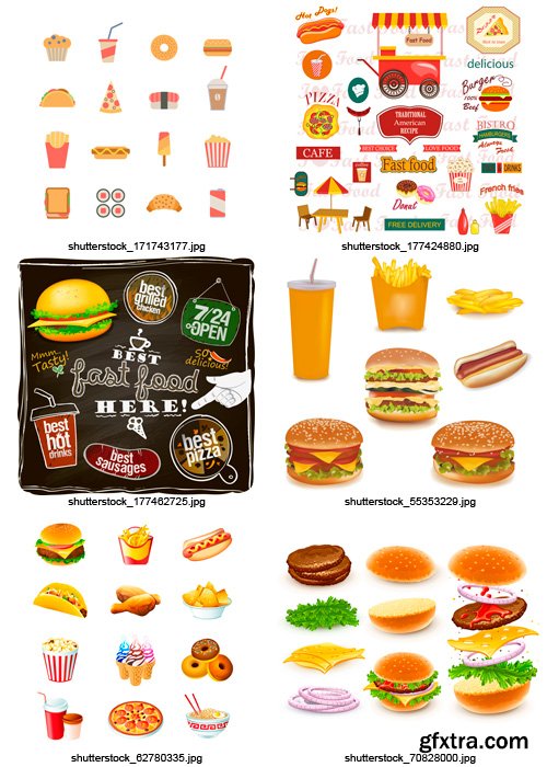 Amazing SS - Fast Food Design (vol.2), 25xEPS