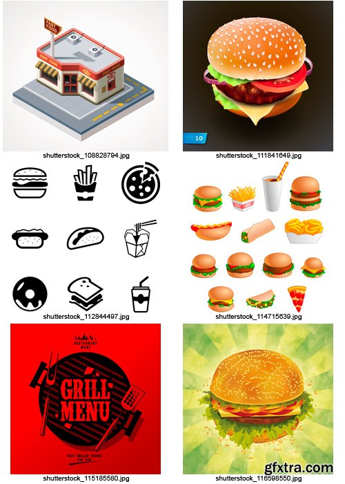 Amazing SS - Fast Food Design (vol.2), 25xEPS