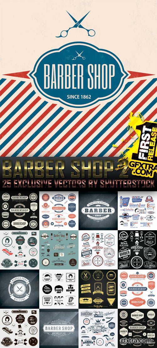 Amazing SS - Barber Shop 2, 25xEPS