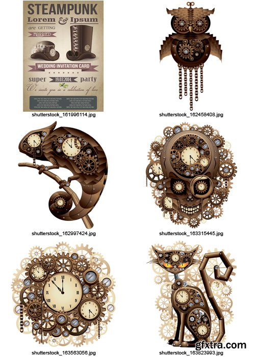 Amazing SS - Steampunk, 25xEPS