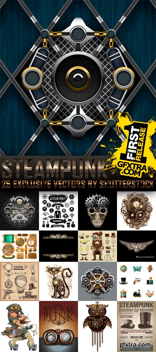 Amazing SS - Steampunk, 25xEPS