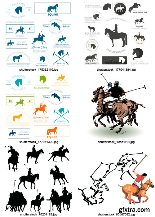 Amazing SS - Polo Players, 25xEPS