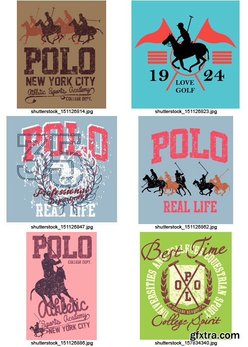 Amazing SS - Polo Players, 25xEPS