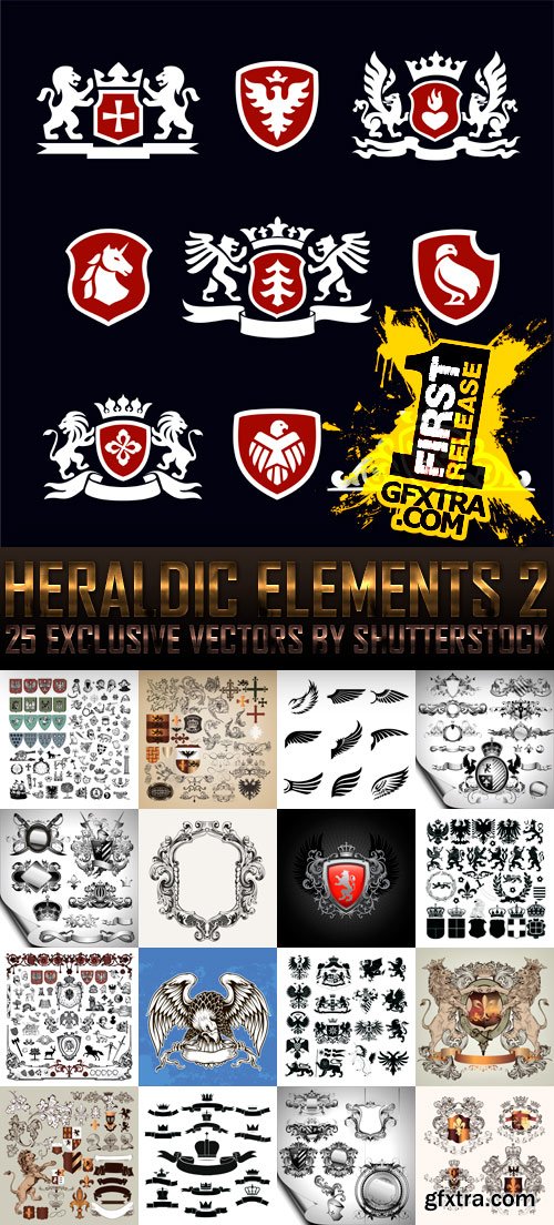 Amazing SS - Heraldic Elements 2, 25xEPS