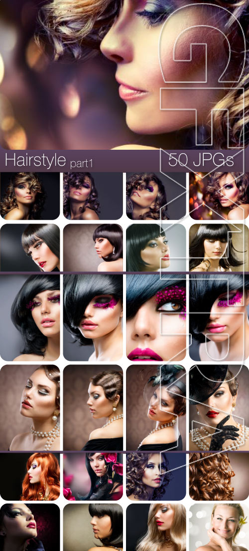 Shutterstock - Hairstyle I, 50xJPG