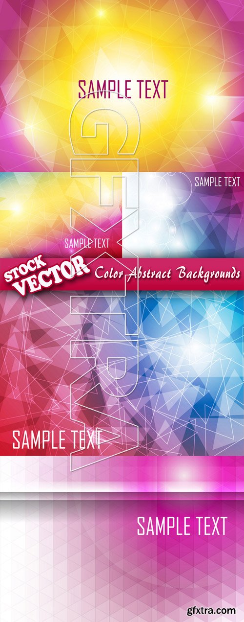 Stock Vector - Color Abstract Backgrounds