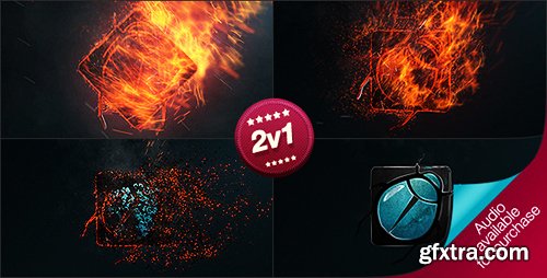 Videohive Burning Logo Reveal 6530462 ( 2 Version and SFX Include)