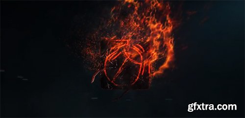 Videohive Burning Logo Reveal 6530462 ( 2 Version and SFX Include)