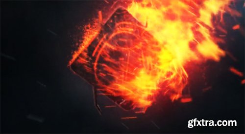 Videohive Burning Logo Reveal 6530462 ( 2 Version and SFX Include)