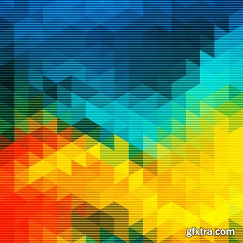 Collection of Vector Abstract Backgrounds Vol.77, 25xEPS