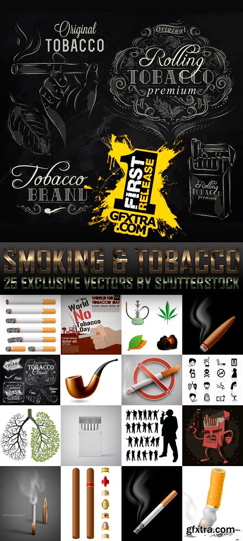 Amazing SS - Smoking & Tobacco, 25xEPS