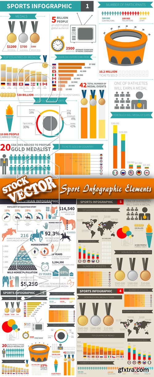 Stock Vector - Sport Infographic Elements