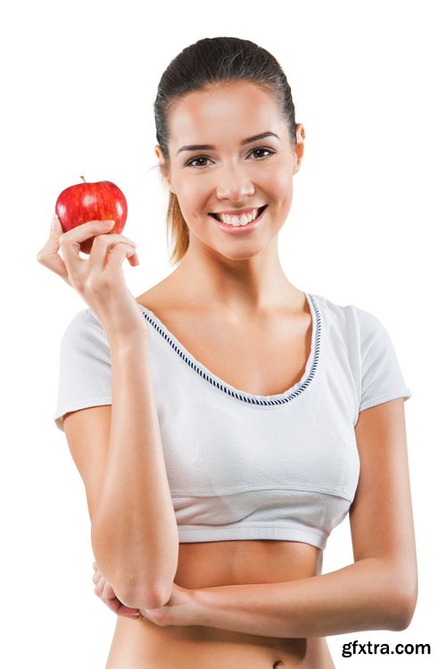 Amazing SS - Young woman fighting off fast food, 25xJPGs