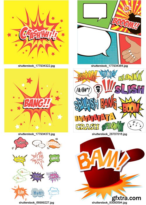 Amazing SS - Comic Sound Effects, 25xEPS