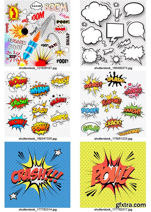 Amazing SS - Comic Sound Effects, 25xEPS