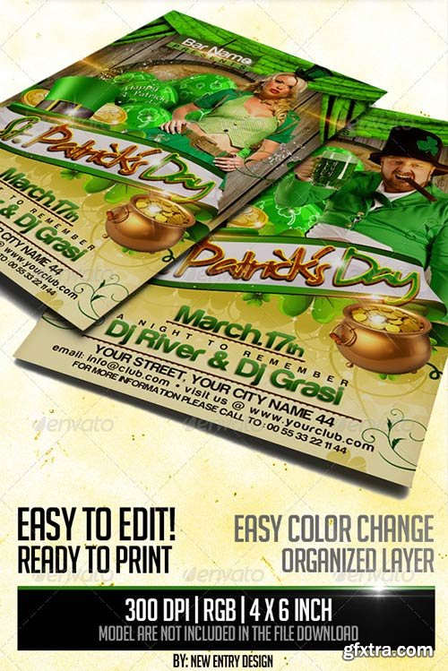 GraphicRiver - St. Patrick's Day Flyer Template 3902504