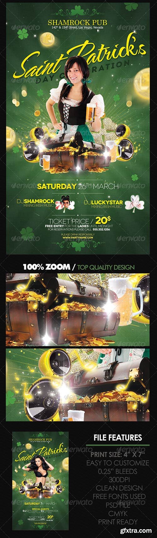 GraphicRiver - St. Patricks Flyer 3951723