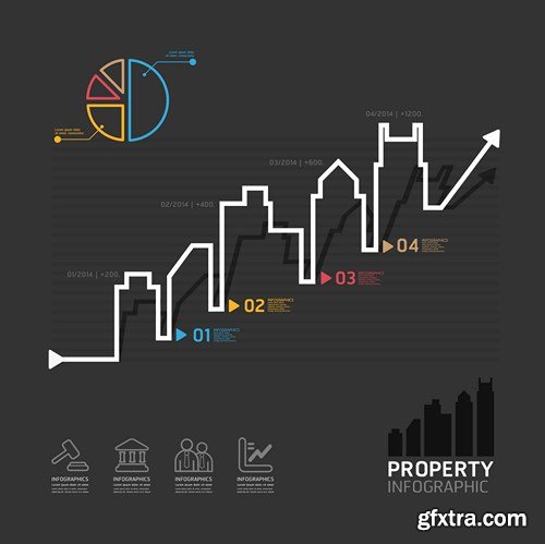 Collection of infographics vol.71, 25xEPS