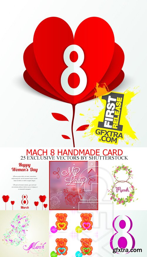 Amazing SS - March 8 Handmade Card, 25xEPS