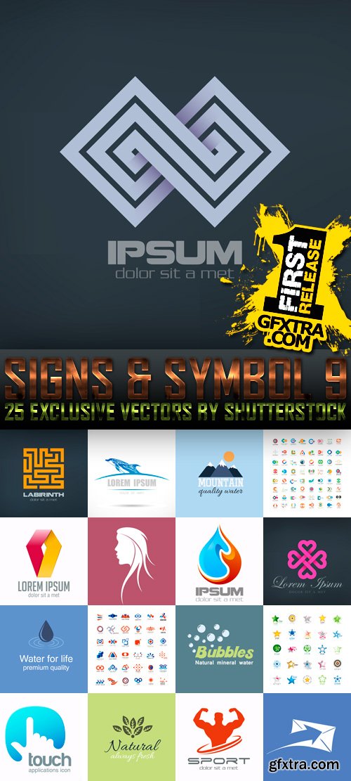 Amazing SS - Signs & Symbol 9, 25xEPS