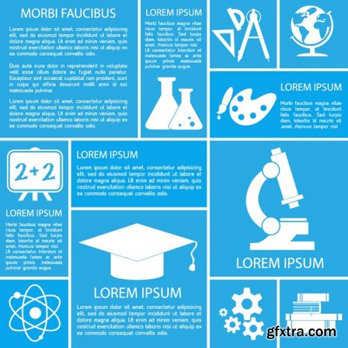 Flat Business Infographic 25xEps